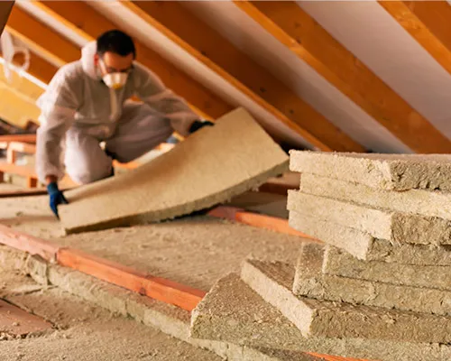 Утепление крыши минватой